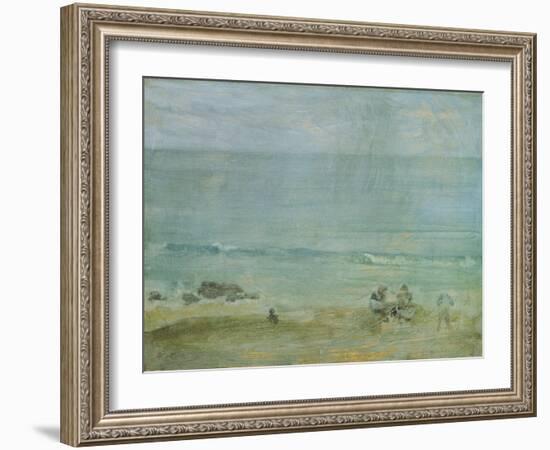 By the Shore, St. Ives-James Abbott McNeill Whistler-Framed Giclee Print