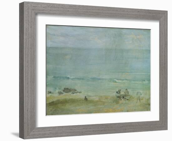 By the Shore, St. Ives-James Abbott McNeill Whistler-Framed Giclee Print