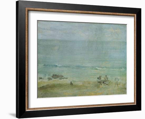 By the Shore, St. Ives-James Abbott McNeill Whistler-Framed Giclee Print