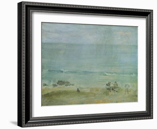 By the Shore, St. Ives-James Abbott McNeill Whistler-Framed Giclee Print