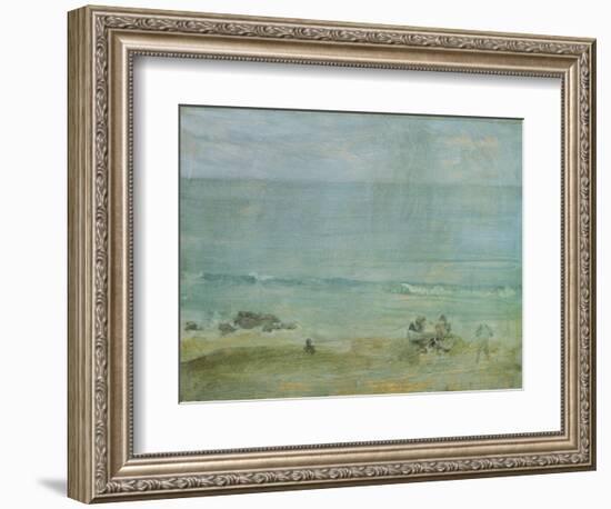 By the Shore, St. Ives-James Abbott McNeill Whistler-Framed Giclee Print