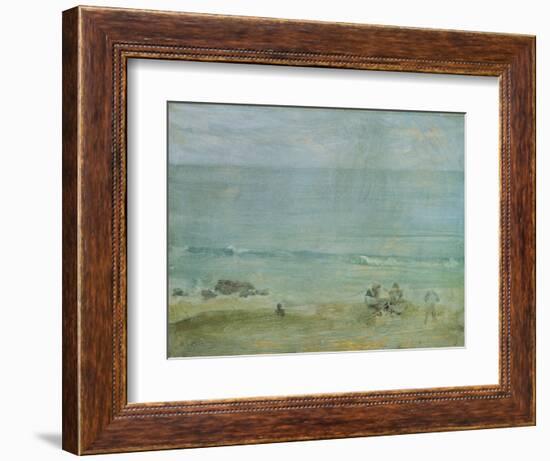 By the Shore, St. Ives-James Abbott McNeill Whistler-Framed Giclee Print