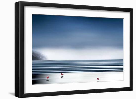 By the Shore-Marvin Pelkey-Framed Giclee Print