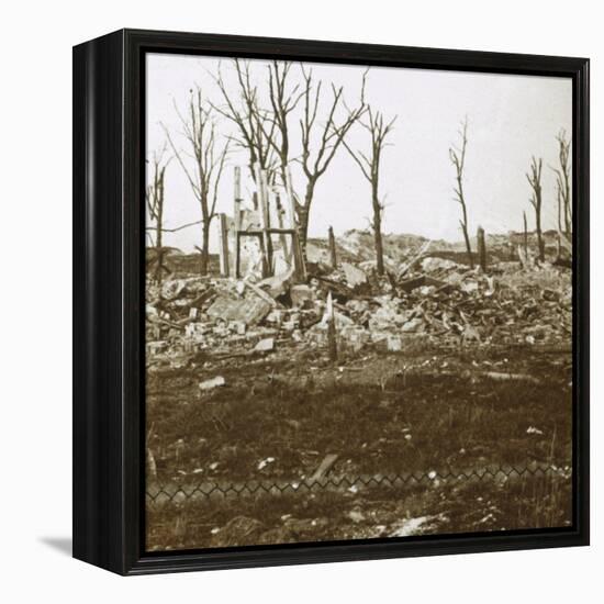 By the Tavannes Fort, Verdun, northern France, c1914-c1918-Unknown-Framed Stretched Canvas