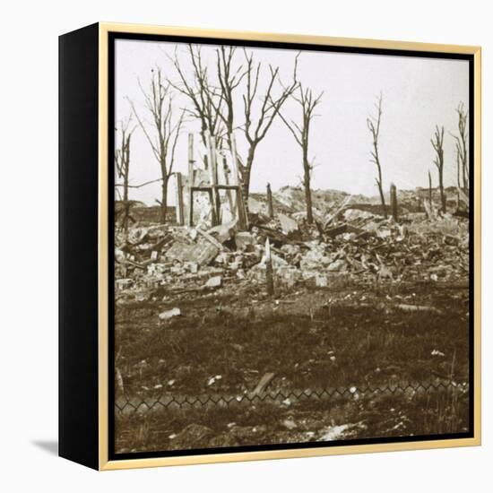 By the Tavannes Fort, Verdun, northern France, c1914-c1918-Unknown-Framed Stretched Canvas