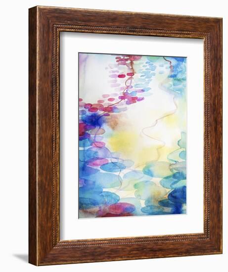 By the Water-Helen Wells-Framed Art Print