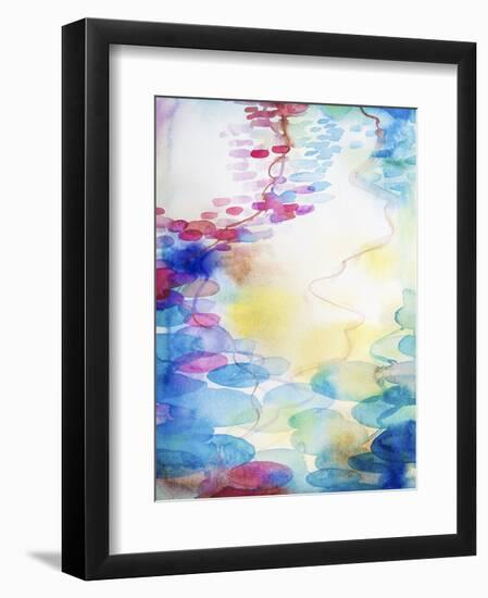 By the Water-Helen Wells-Framed Art Print