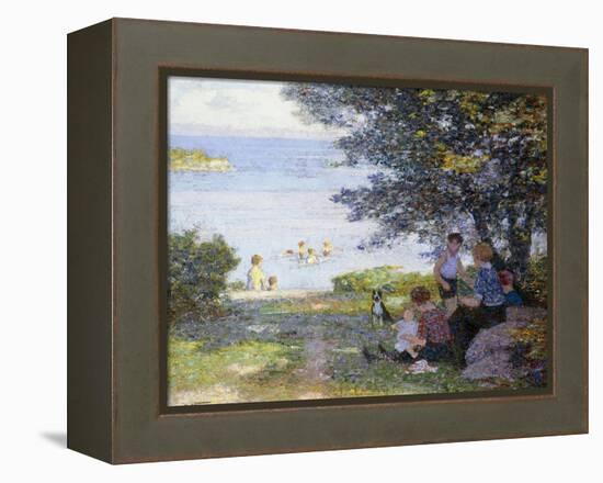 By the Water-Edward Henry Potthast-Framed Premier Image Canvas