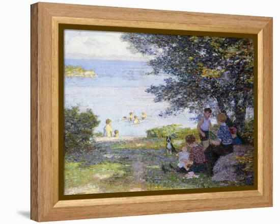 By the Water-Edward Henry Potthast-Framed Premier Image Canvas