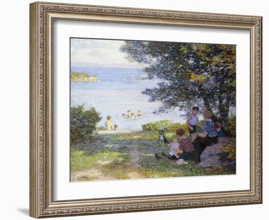 By the Water-Edward Henry Potthast-Framed Giclee Print