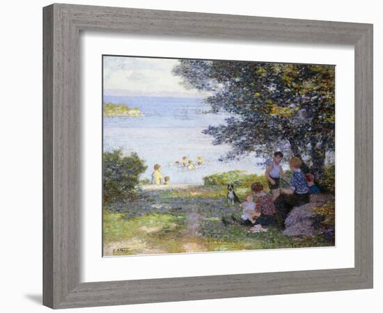 By the Water-Edward Henry Potthast-Framed Giclee Print