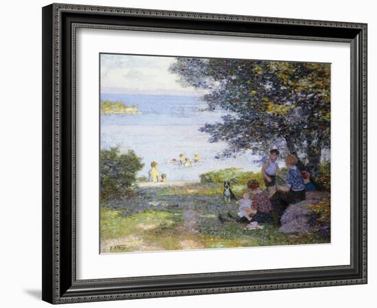 By the Water-Edward Henry Potthast-Framed Giclee Print