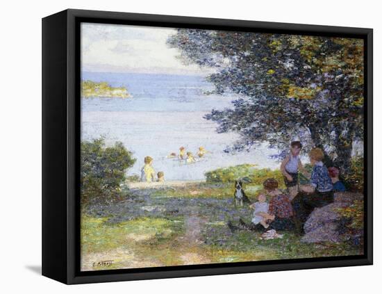 By the Water-Edward Henry Potthast-Framed Premier Image Canvas