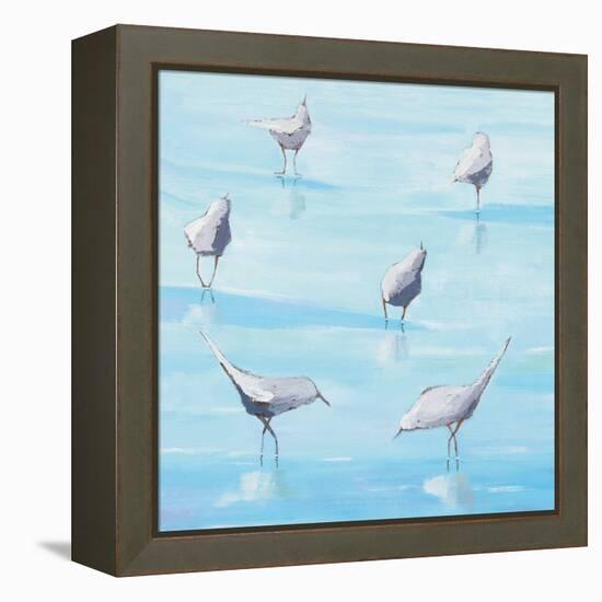 By the Waters Edge-Phyllis Adams-Framed Stretched Canvas