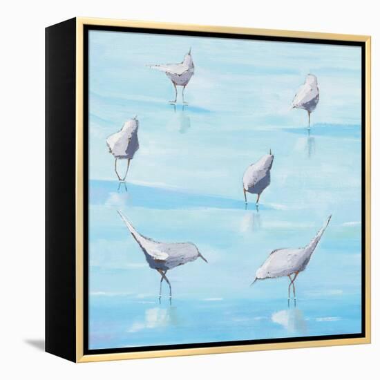 By the Waters Edge-Phyllis Adams-Framed Stretched Canvas