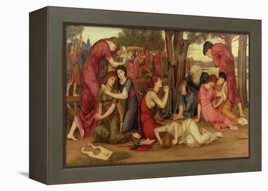 By the Waters of Babylon, 1882-83-Evelyn De Morgan-Framed Premier Image Canvas