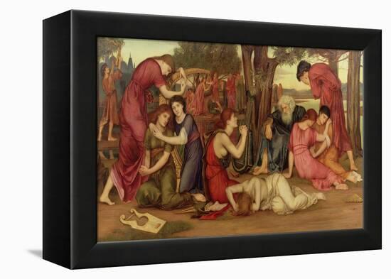 By the Waters of Babylon, 1882-83-Evelyn De Morgan-Framed Premier Image Canvas