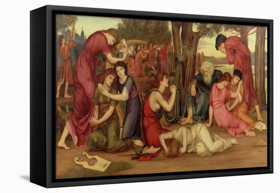 By the Waters of Babylon, 1882-83-Evelyn De Morgan-Framed Premier Image Canvas