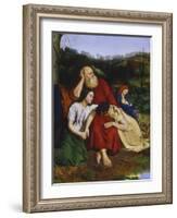 By the Waters of Babylon-Philip Hermogenes Calderon-Framed Giclee Print