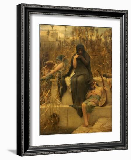 By the Waters of Babylon-Arthur Hacker-Framed Giclee Print