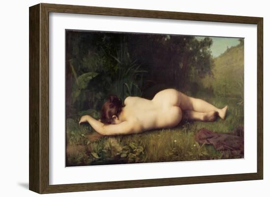 Byblis Turning Into a Spring-Jean-Jacques Henner-Framed Giclee Print