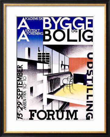 Bygge Og Bolig Giclee Print Ib Andersen Art Com