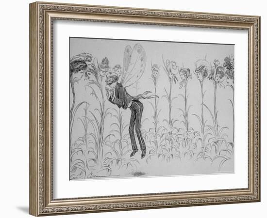 Bygone Summers a Frieze For an Old Gentleman's Room-Charles Dana Gibson-Framed Photographic Print