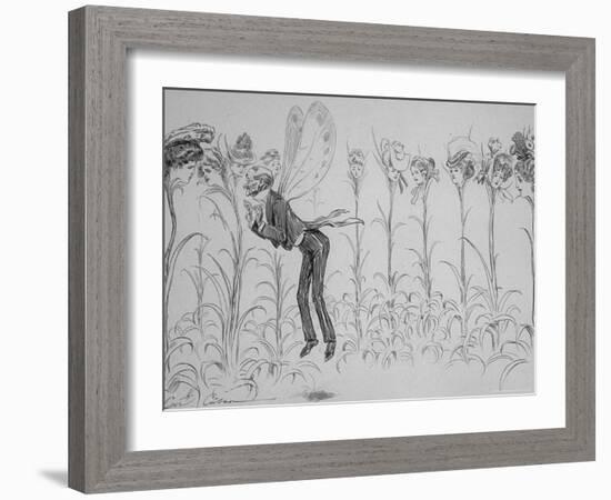 Bygone Summers a Frieze For an Old Gentleman's Room-Charles Dana Gibson-Framed Photographic Print