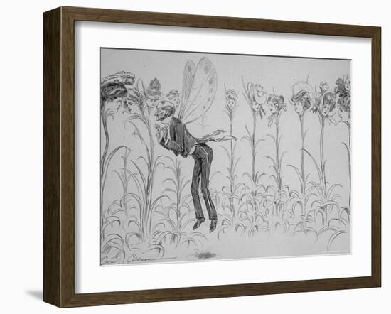 Bygone Summers a Frieze For an Old Gentleman's Room-Charles Dana Gibson-Framed Photographic Print