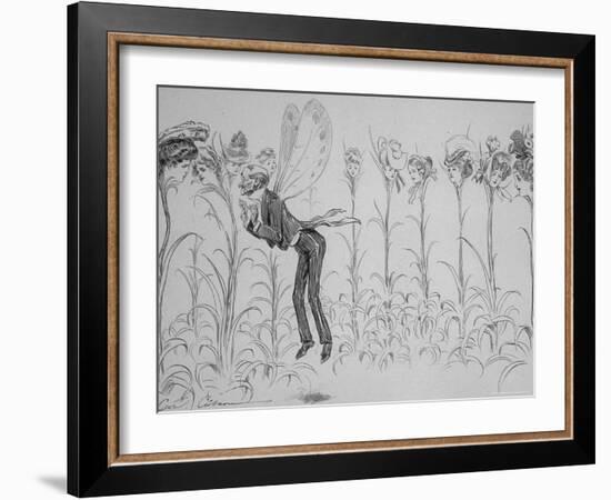 Bygone Summers a Frieze For an Old Gentleman's Room-Charles Dana Gibson-Framed Photographic Print