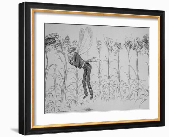 Bygone Summers a Frieze For an Old Gentleman's Room-Charles Dana Gibson-Framed Photographic Print