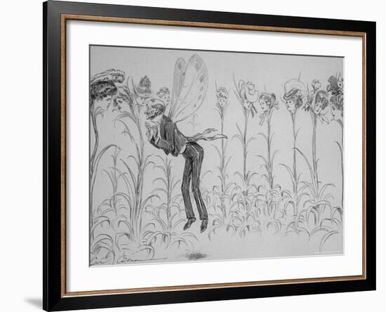 Bygone Summers a Frieze For an Old Gentleman's Room-Charles Dana Gibson-Framed Photographic Print