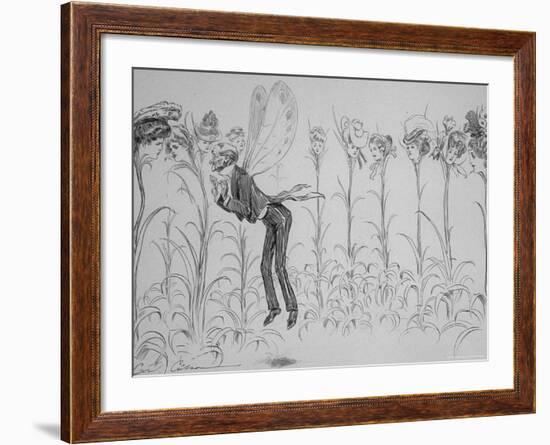 Bygone Summers a Frieze For an Old Gentleman's Room-Charles Dana Gibson-Framed Photographic Print