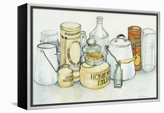 Bygones, 2000-Joan Thewsey-Framed Premier Image Canvas