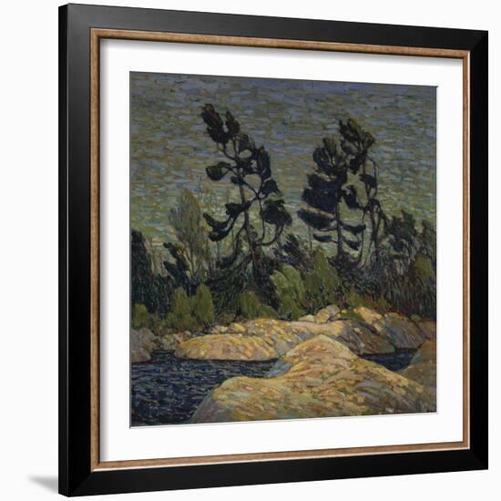 Byng Inlet, Georgian Bay - Winter, 1914-1915-Tom Thomson-Framed Giclee Print