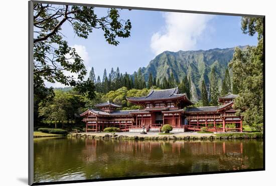 Byodo-In Temple, Valley of the Temples, Kaneohe, Oahu, Hawaii, United States of America, Pacific-Michael DeFreitas-Mounted Photographic Print