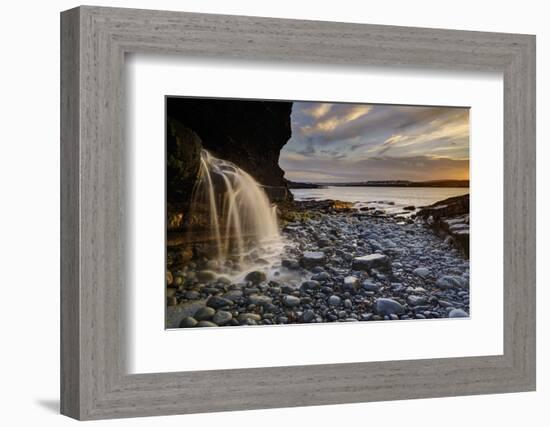 Byrne's Cove, Kilkee, County Clare, Munster, Republic of Ireland, Europe-Carsten Krieger-Framed Photographic Print