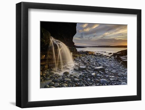 Byrne's Cove, Kilkee, County Clare, Munster, Republic of Ireland, Europe-Carsten Krieger-Framed Photographic Print