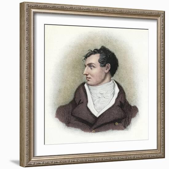 'Byron', c1800, (1911)-Richard Westall-Framed Giclee Print