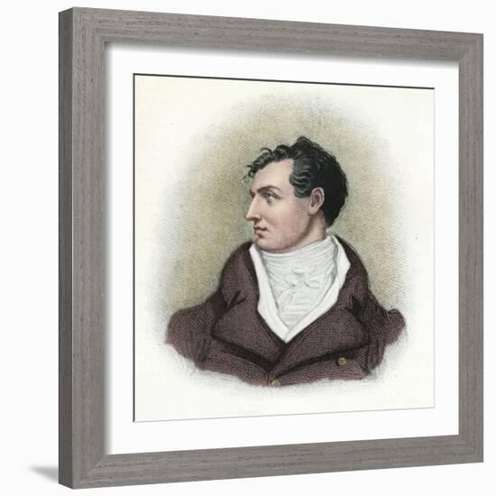 'Byron', c1800, (1911)-Richard Westall-Framed Giclee Print