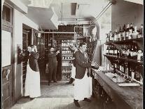 The Bar at Janer's Pavilion Hotel, Red Bank, New Jersey, 1903-Byron Company-Framed Giclee Print