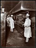 The Kitchen at the Hotel Manhattan, 1902-Byron Company-Giclee Print