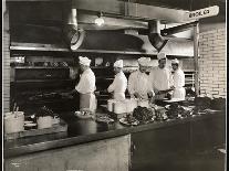 The Kitchen at the Hotel Manhattan, 1902-Byron Company-Giclee Print