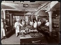 View of an Ice Cream Peddler on the Street, with Three Newsboys Buying Ice Cream, New York, c.1901-Byron Company-Giclee Print