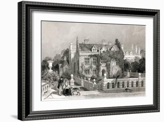 Byron, Newstead Abbey-D Buckle-Framed Art Print