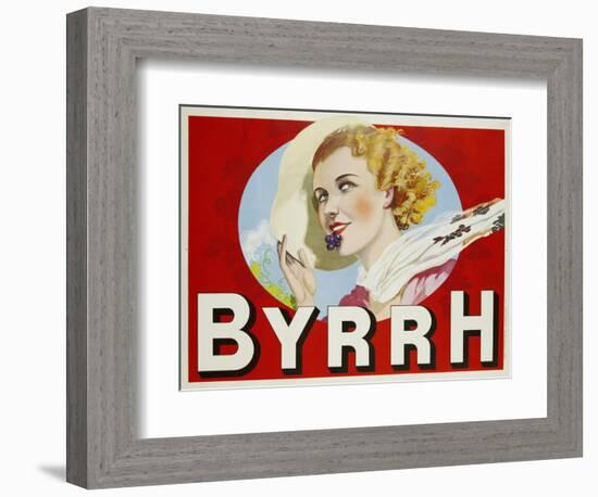 Byrrh Advertising Poster-null-Framed Photographic Print
