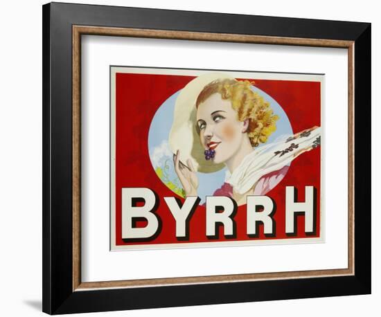 Byrrh Advertising Poster-null-Framed Photographic Print