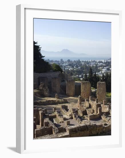 Byrsa Hill, the Original Punic Site at Carthage, UNESCO World Heritage Site, Near Tunis, Tunisia-Ethel Davies-Framed Photographic Print