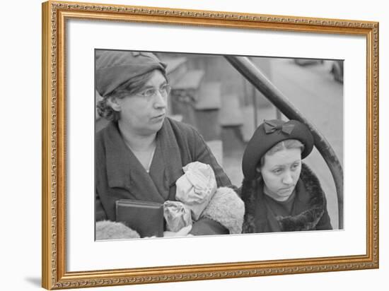 Bystanders in Bethlehem, Pennsylvania, 1936-Walker Evans-Framed Photographic Print