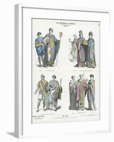 Byzantine Costumes-null-Framed Giclee Print